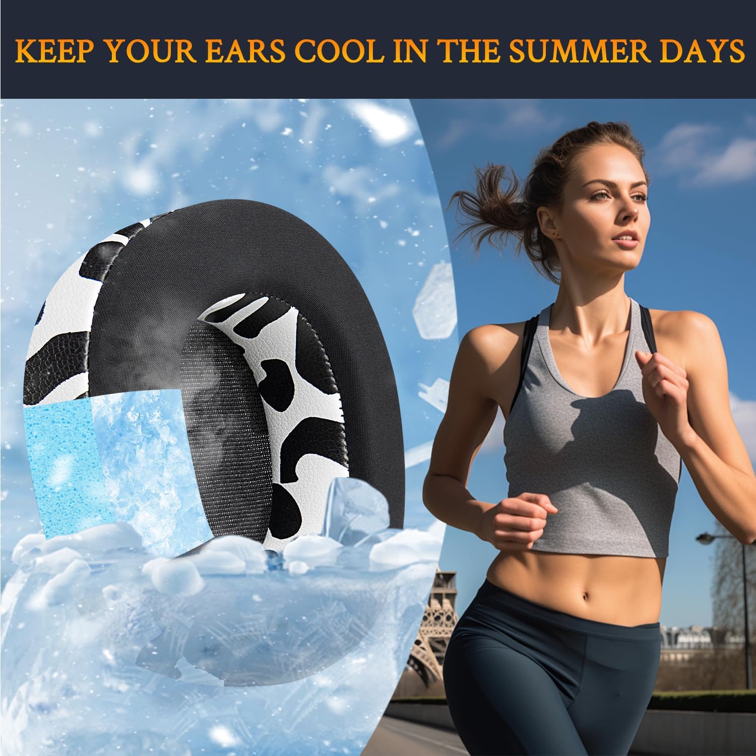 SOULWIT Earpads for SteelSeries Arctis Nova Pro Wireless, Arctis Nova Elite -  Cooling Gel