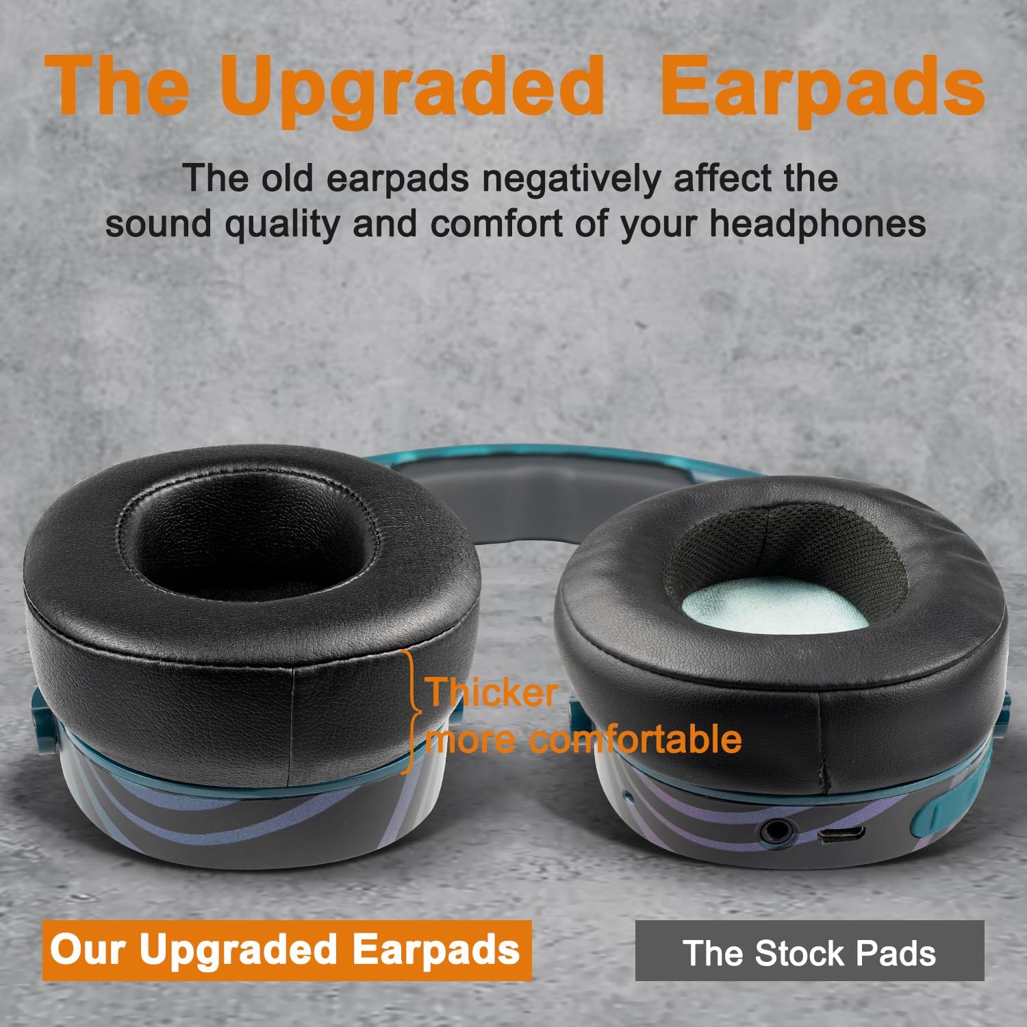 SOULWIT Earpads for Skullcandy Hesh 3/ANC/Evo & Crusher Wireless/ANC/Evo & Venue ANC - Protein Leather