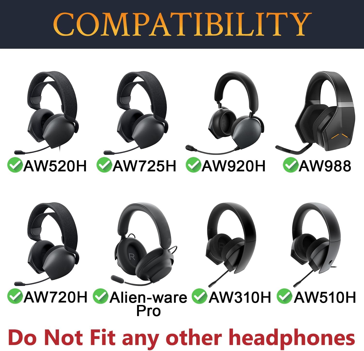 SOULWIT Microphone Pop Filter for Alienware Pro/AW310H/AW510H/AW520H/AW720H/AW725H/AW920H/AW988 - 4Pcs