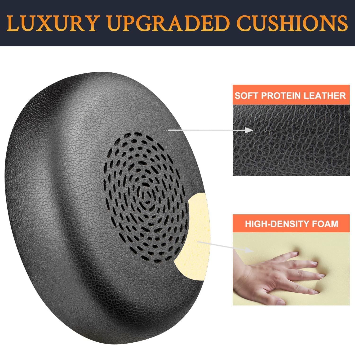 SOULWIT Earpads for Jabra Evolve2 75 - Protein Leather