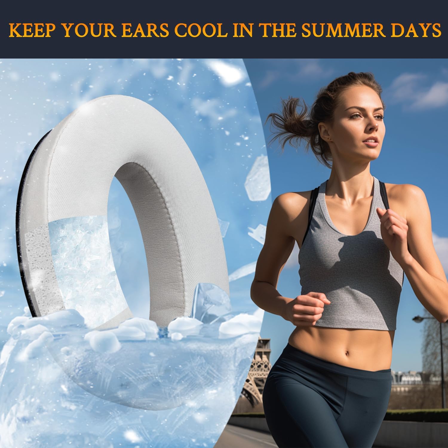 SOULWIT Earpads for Bose QuietComfort 45 Series - Cooling Gel