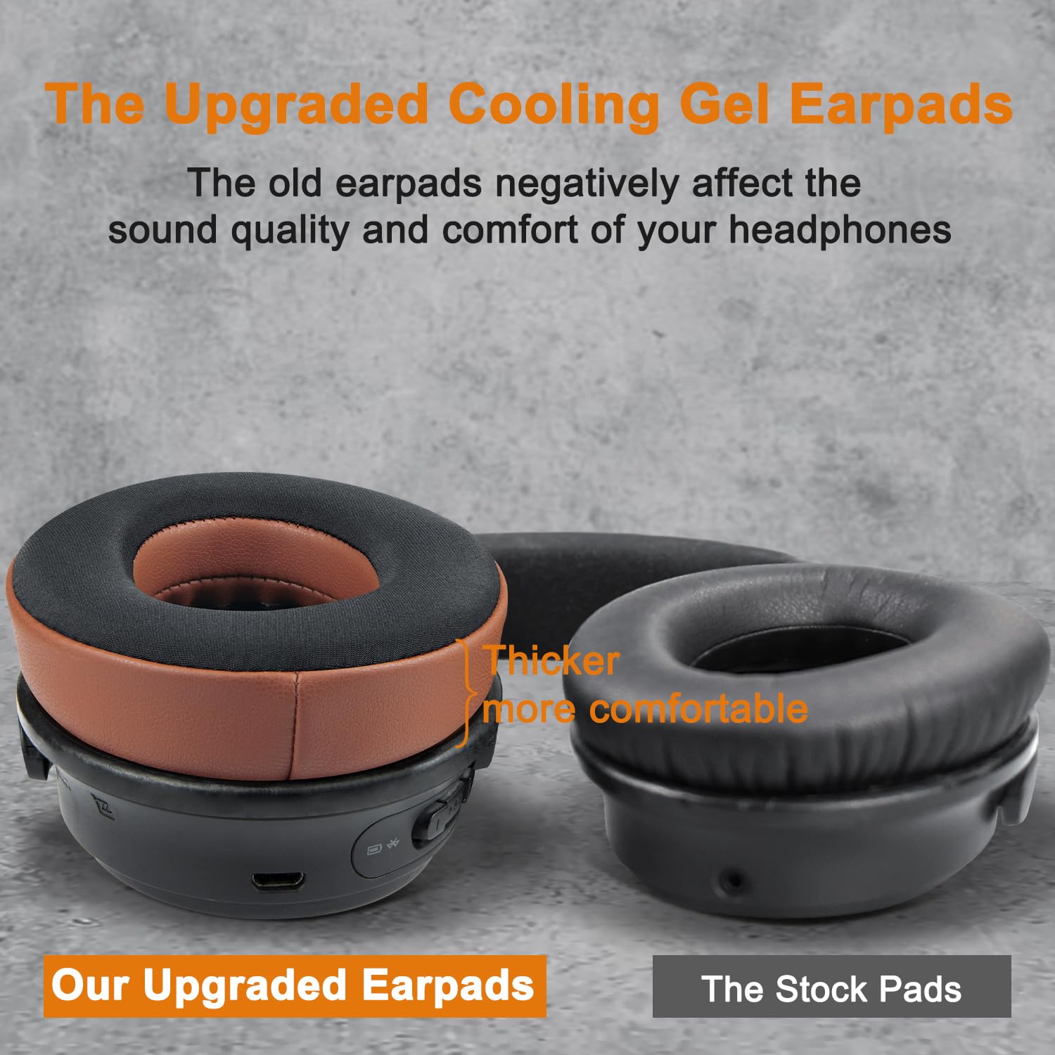 SoloWIT Earpads for Bose QuietComfort 35 Series - Cooling Gel