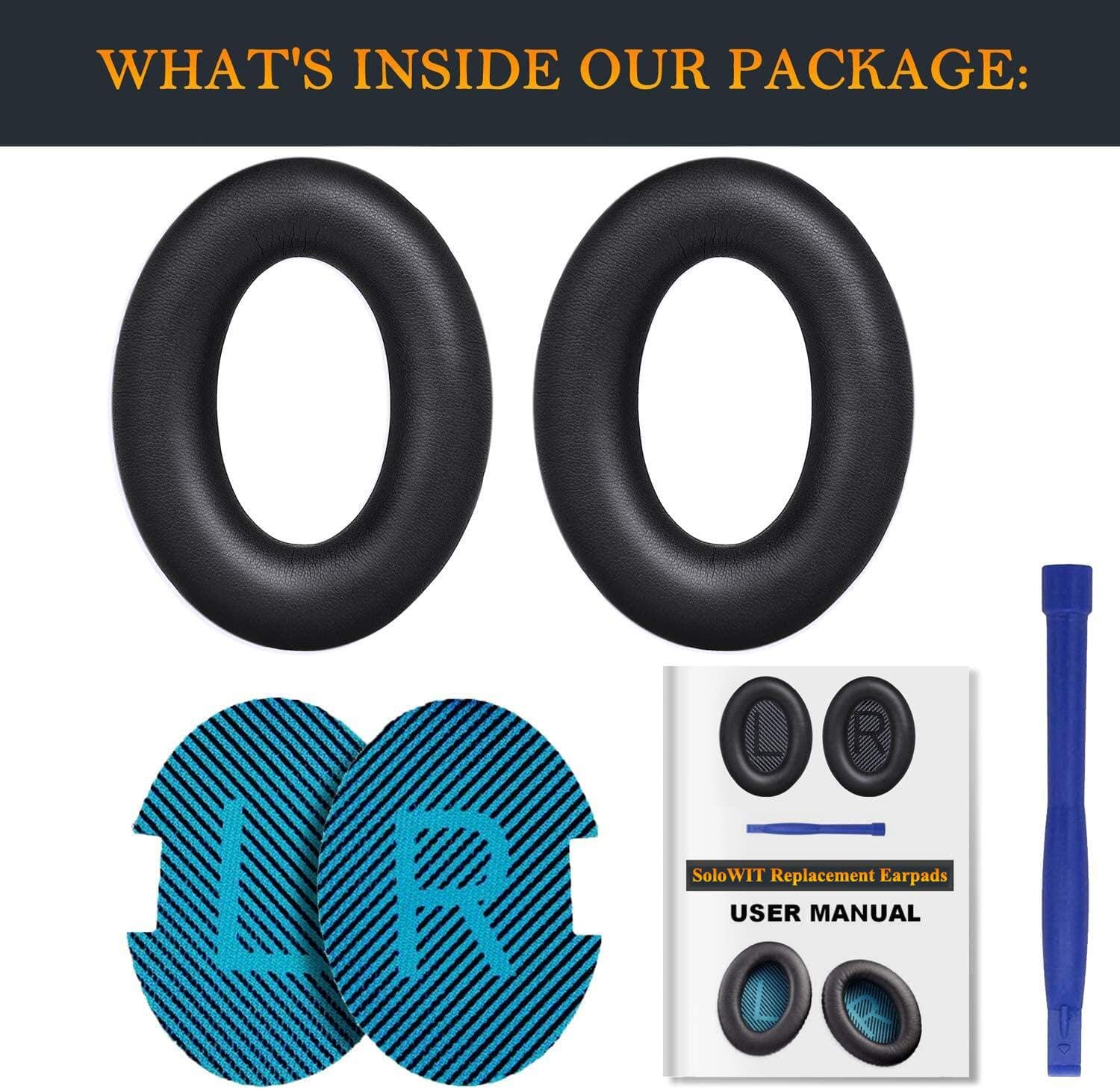 SoloWIT Earpads for Bose QuietComfort 25 - Protein Leather