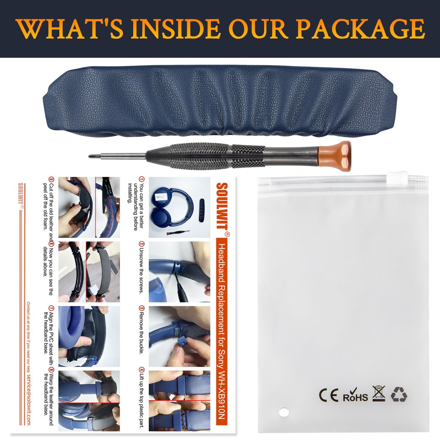 SOULWIT Headband for Sony WH-XB910N