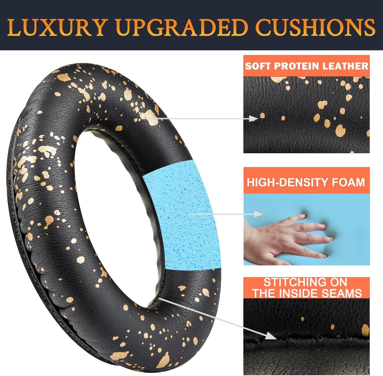 SoloWIT Earpads for Bose QuietComfort 35 Series - Protein Leather
