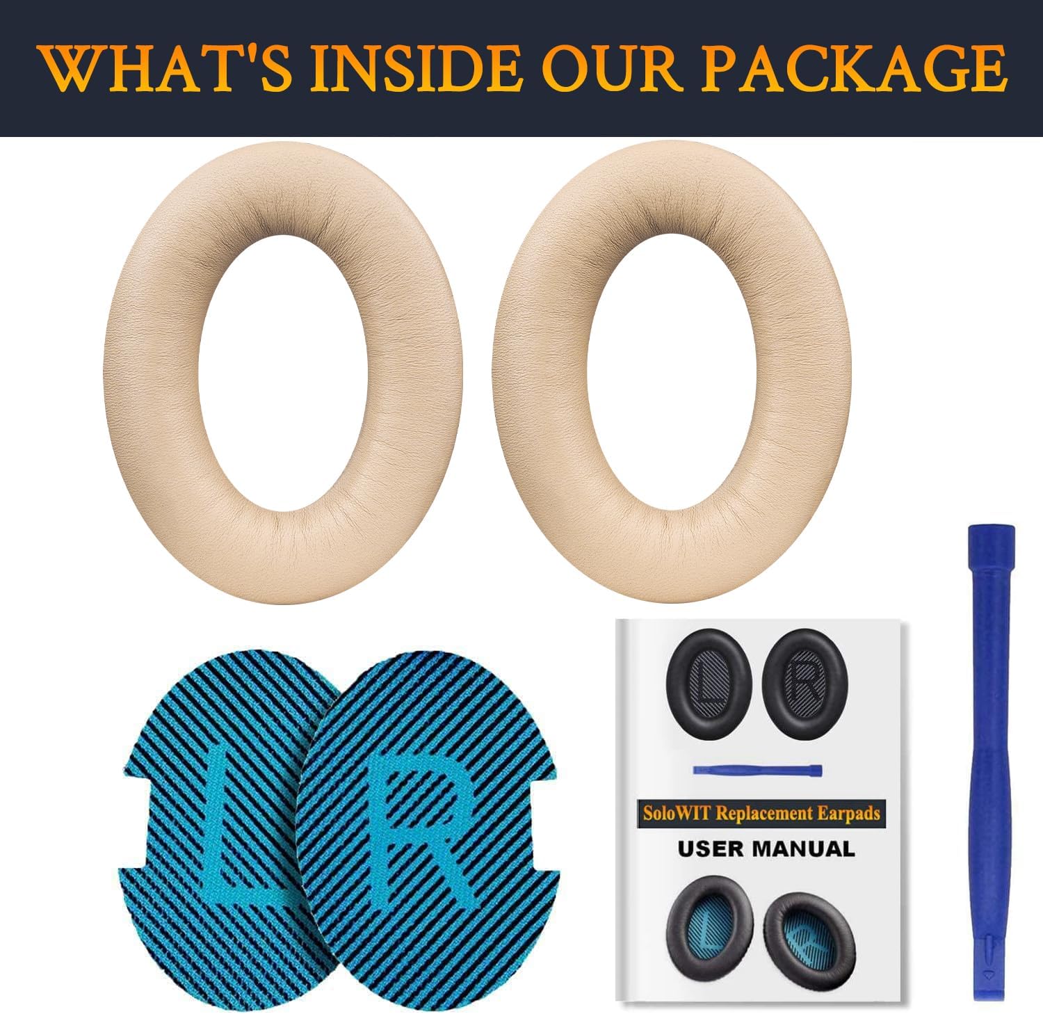SoloWIT Earpads for Bose QuietComfort 25 - Lambskin