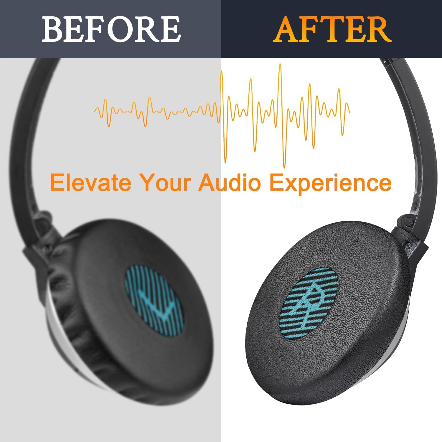SOULWIT Earpads for Bose On-Ear II (OE2/OE2i) / SoundTrue On-Ear / SoundLink On-Ear - Protein Leather