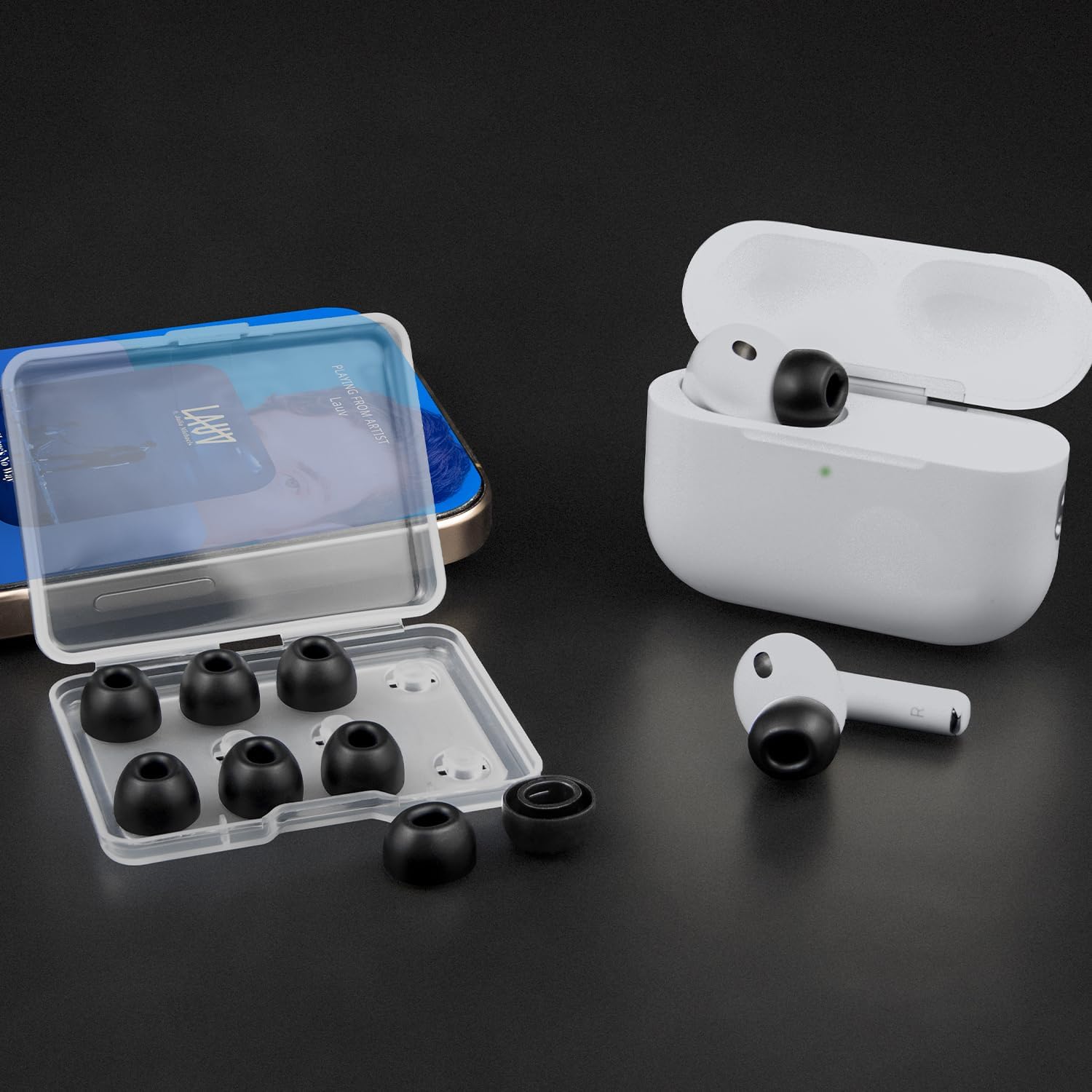 SOULWIT Silicone Ear Tips for AirPods Pro 3 - 5 pairs