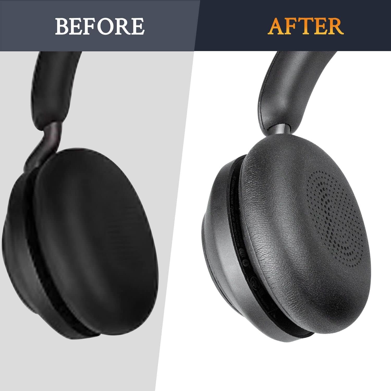 SOULWIT Earpads for Jabra Evolve2 65/40, Elite 45h - Protein Leather