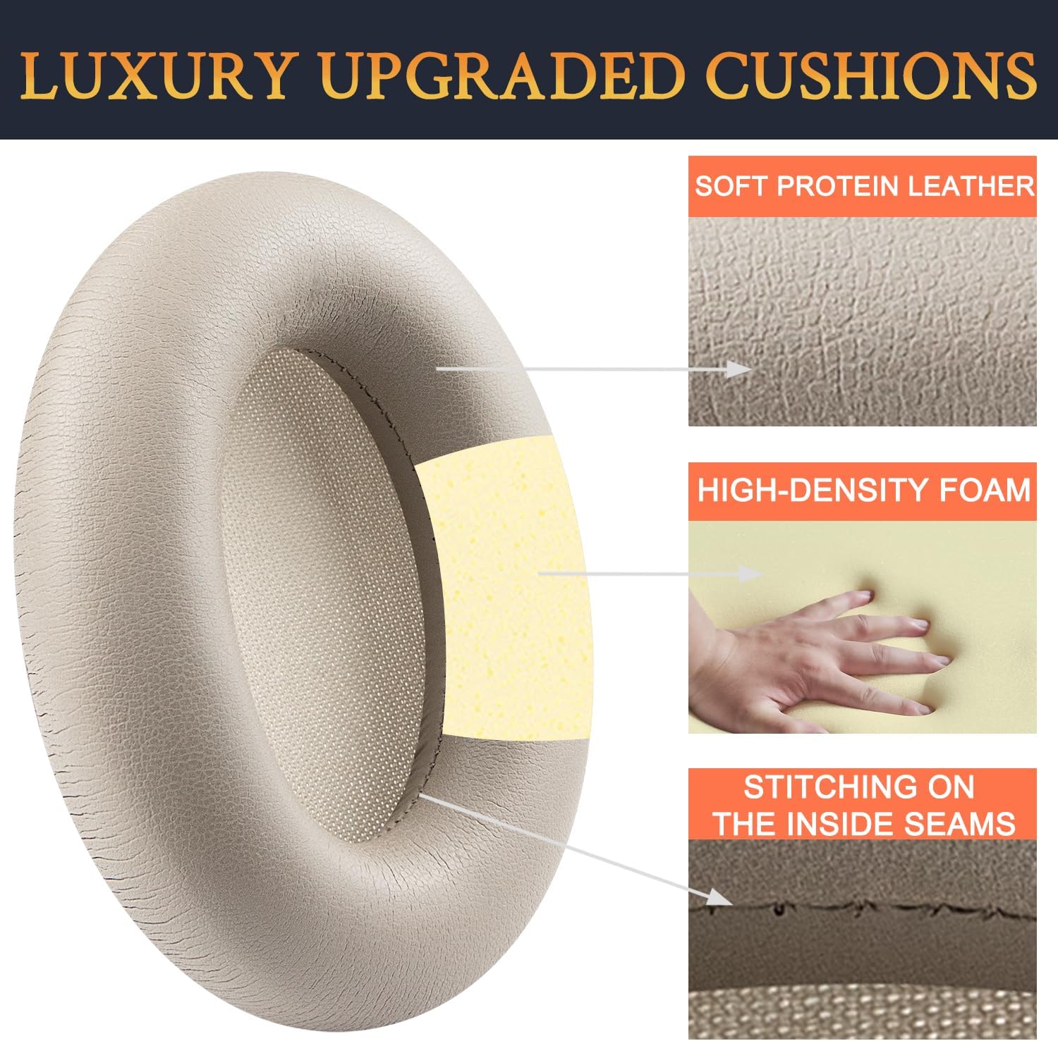 SOULWIT Earpads for Sony WH-1000XM3 - Protein Leather