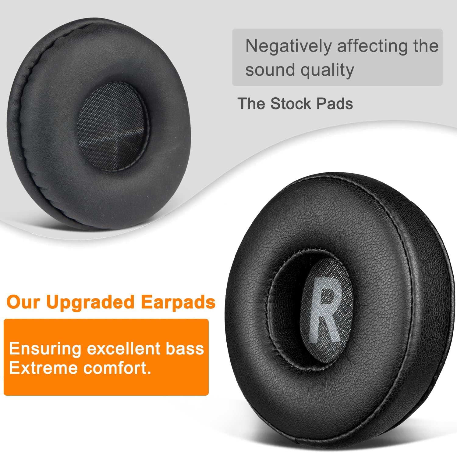 SOULWIT Earpads for Yamaha HPH-50B Compact Closed-Back - Protein Leather