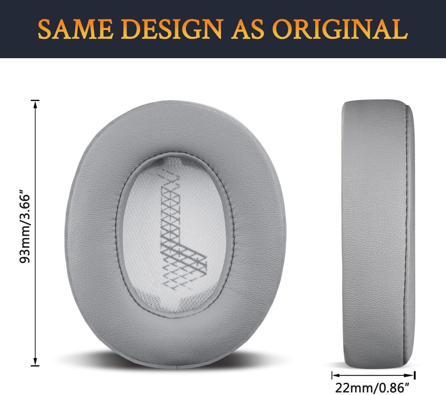 SOULWIT Earpads for JBL Live 500BT - Protein Leather