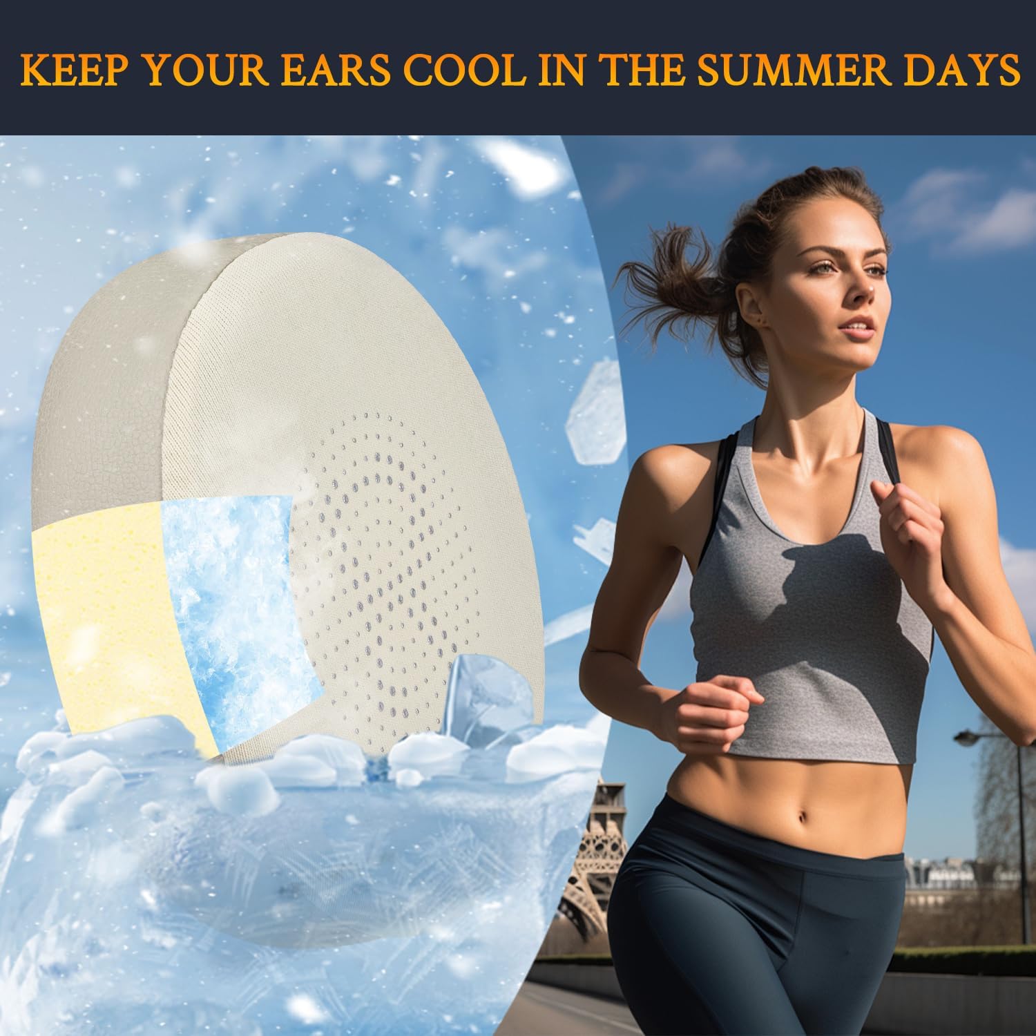SOULWIT Earpads for Jabra Evolve2 65/40, Elite 45h - Cooling Gel