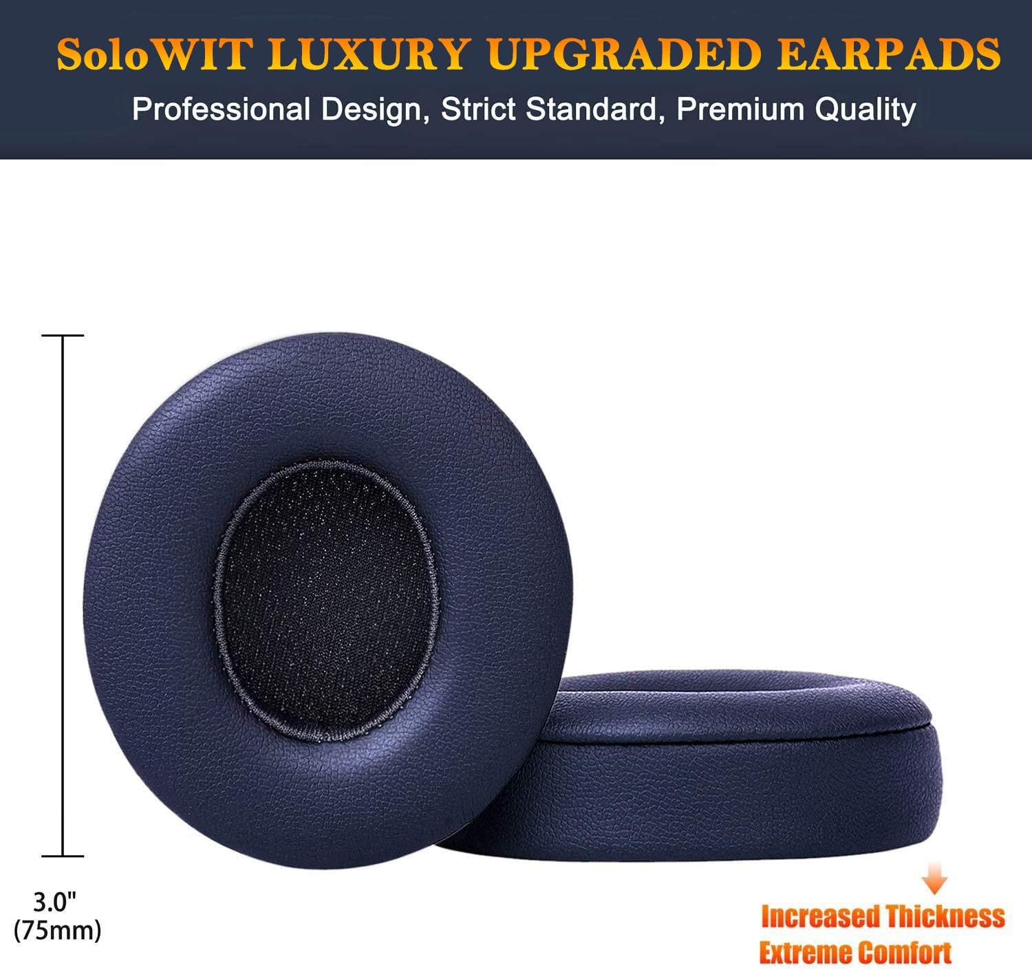 SoloWIT Earpads for Beats Solo 2 & Solo 3 - Protein Leather