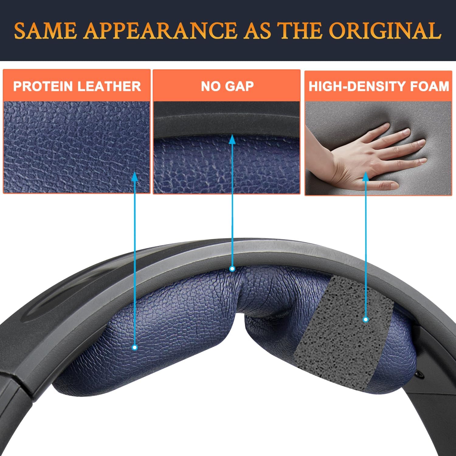 SOULWIT Headband Cover for Skullcandy Hesh 3/ANC/Evo Headphones