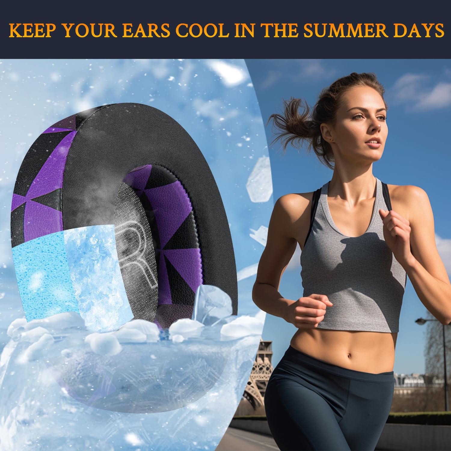 SOULWIT Earpads for SteelSeries Arctis Nova Pro Wired, Arctis Nova 1/3 Wired, Arctis Nova 4/5/7 Wireless - Cooling Gel