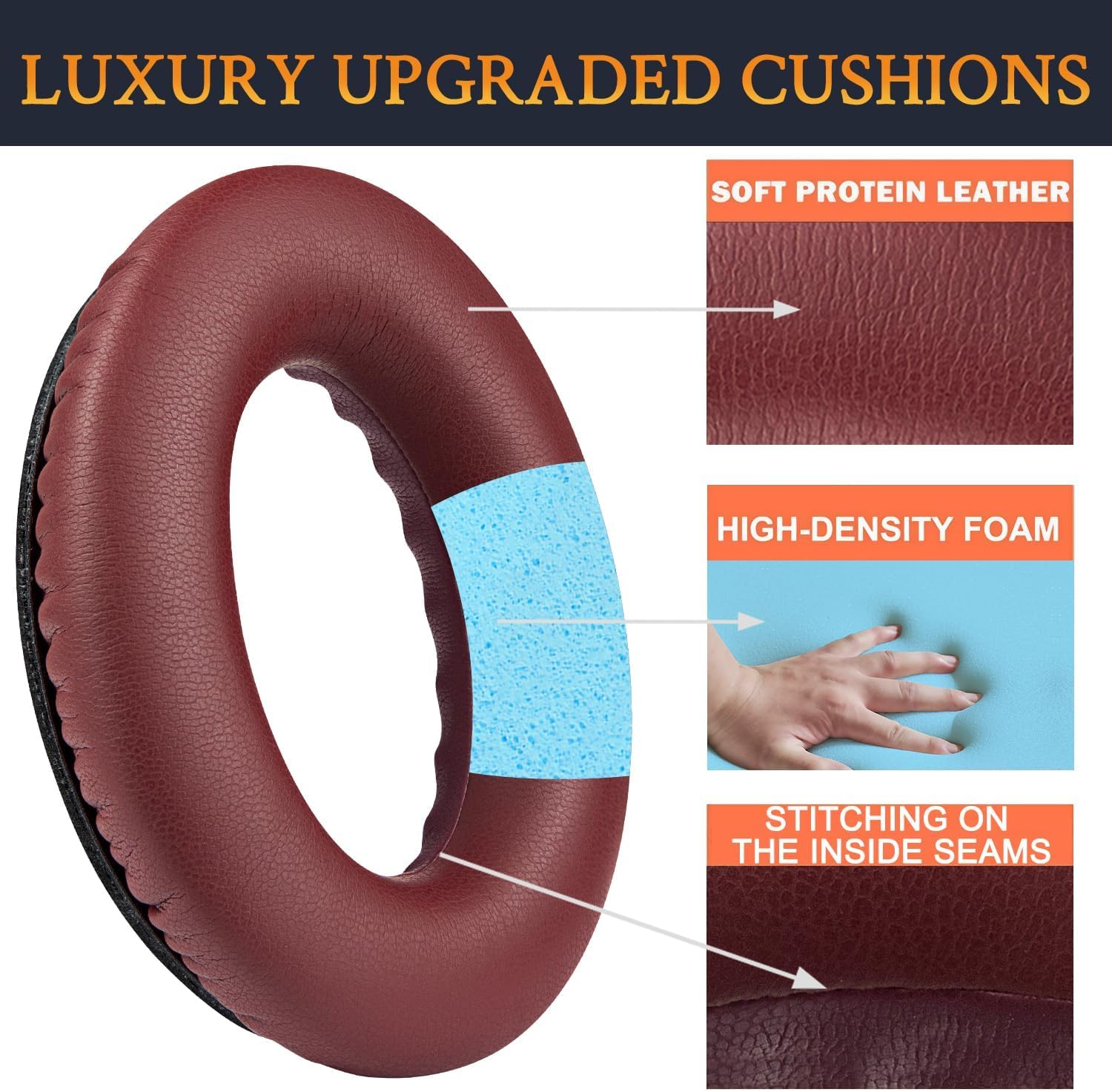 SoloWIT Earpads for Bose QuietComfort 25 - Protein Leather