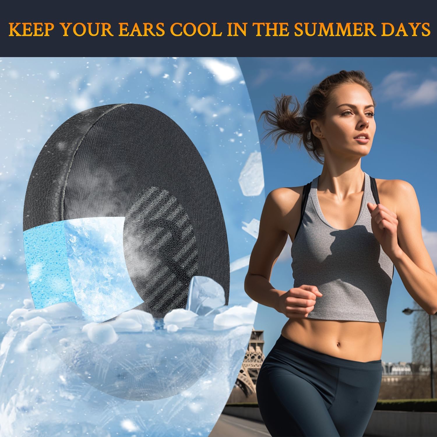 SOULWIT Earpads for Bose On-Ear II (OE2/OE2i) / SoundTrue On-Ear / SoundLink On-Ear - Cooling Gel