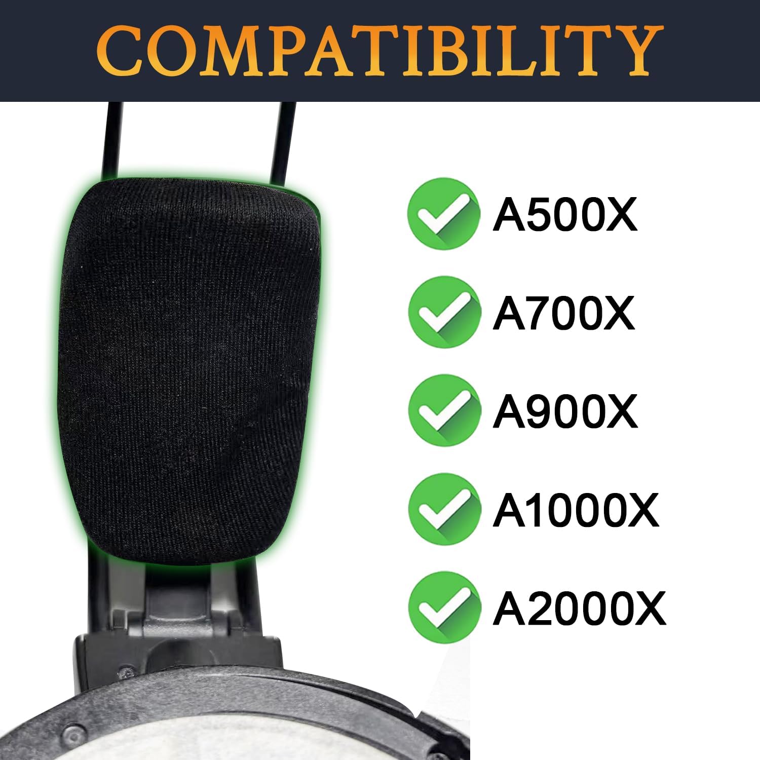 SOULWIT Headband for Audio-Technica A500X/A700X/A900X/A1000X/A2000X