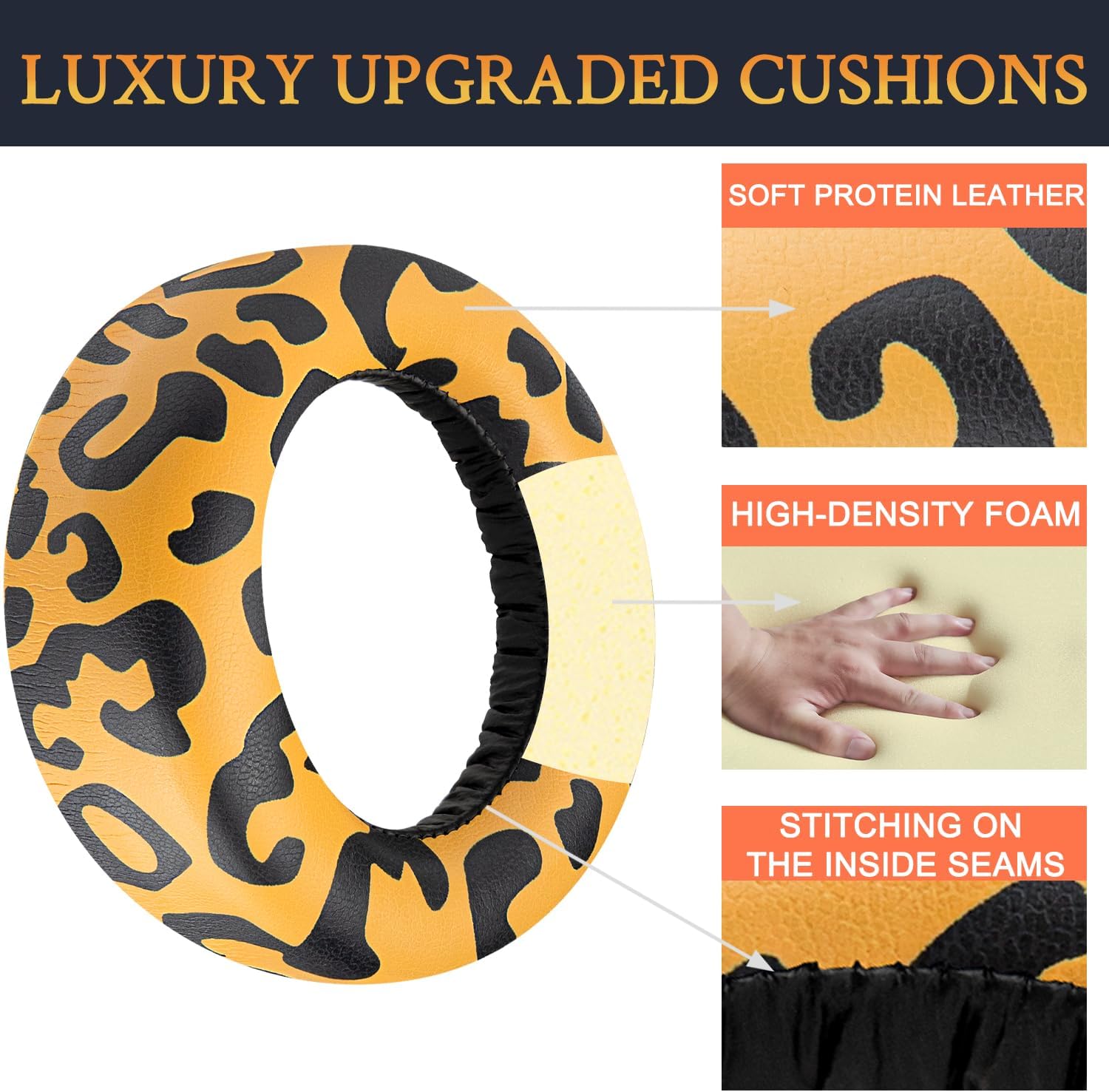 SOULWIT Earpads for Sony PlayStation 5 Pulse PS5 3D - Protein Leather