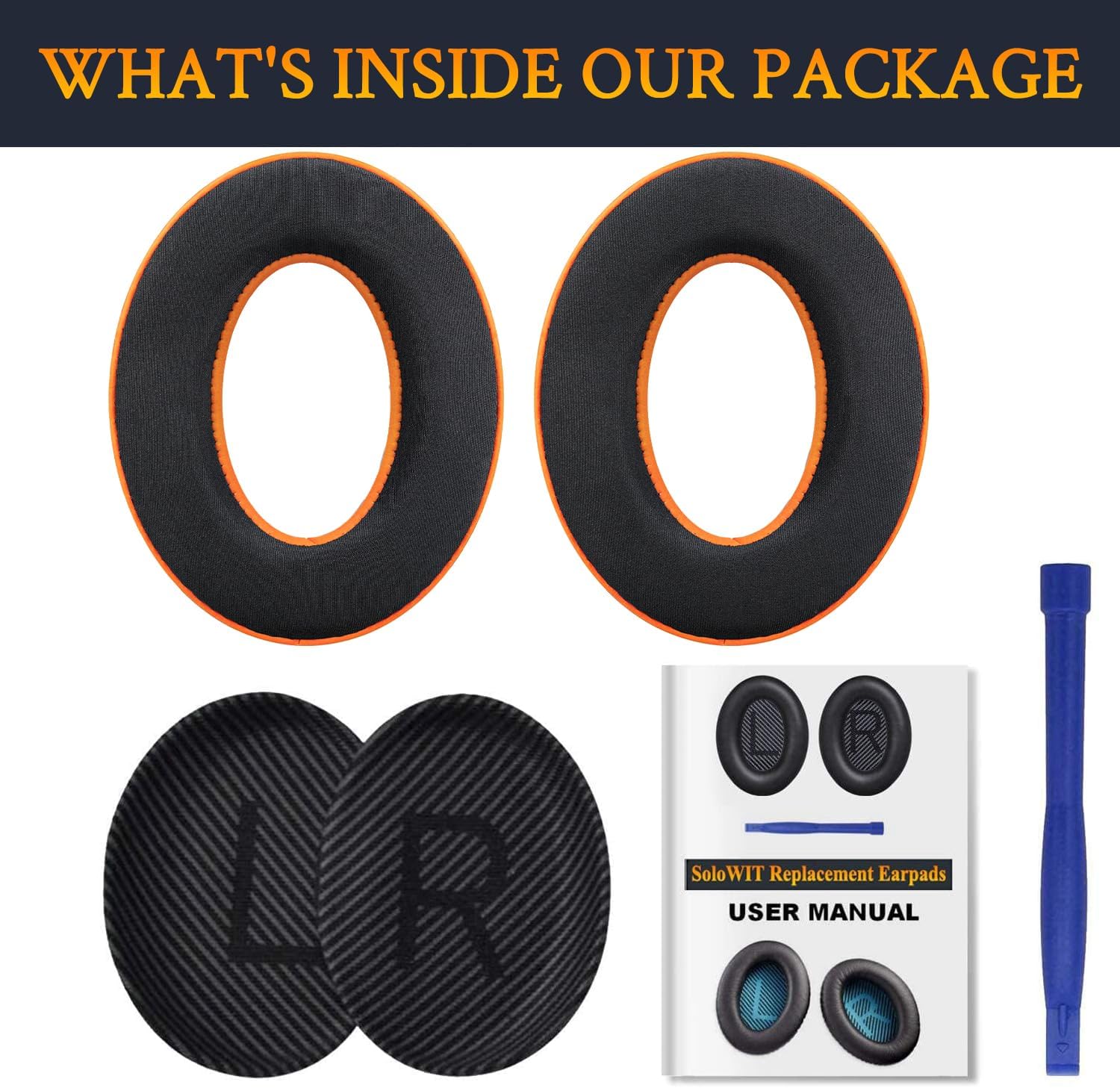 SoloWIT Earpads for Bose QuietComfort 35 Series - Cooling Gel