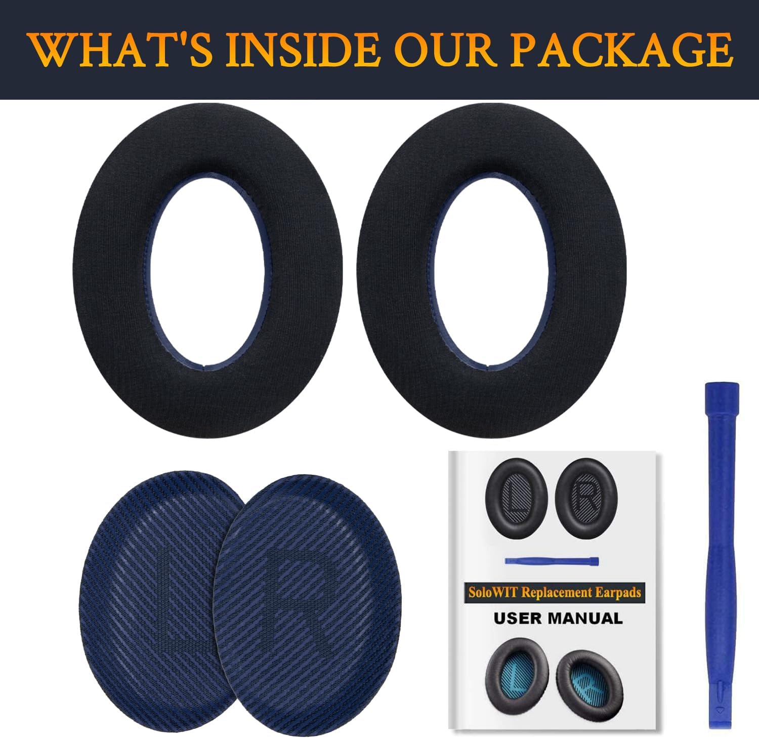SoloWIT Earpads for Bose QuietComfort 35 Series - Cooling Gel