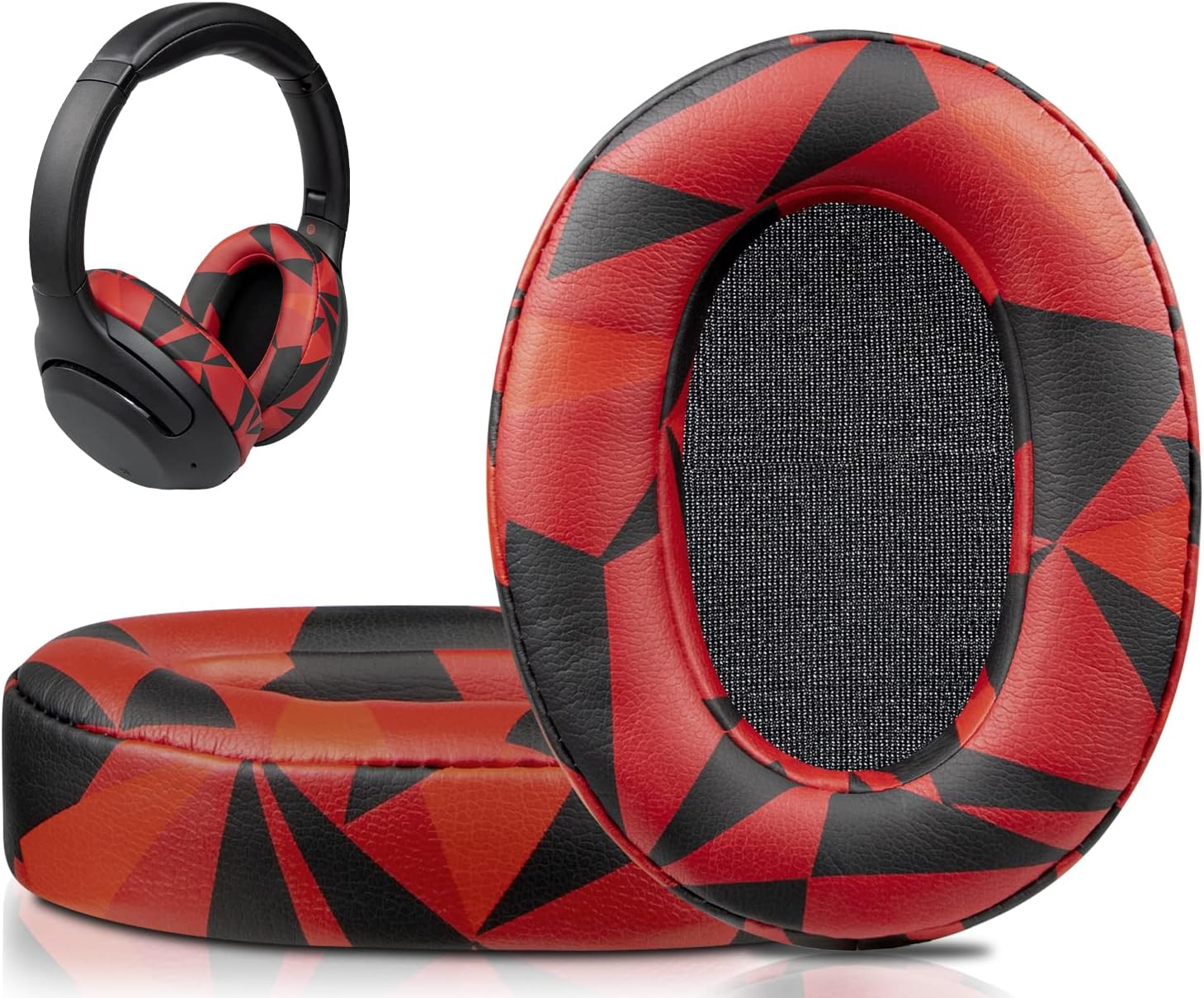 SOULWIT Earpads for Sony WH-XB900N, WH-CH710N, WH-CH720N, WH-RF400, MDR-RF895RK - Protein Leather