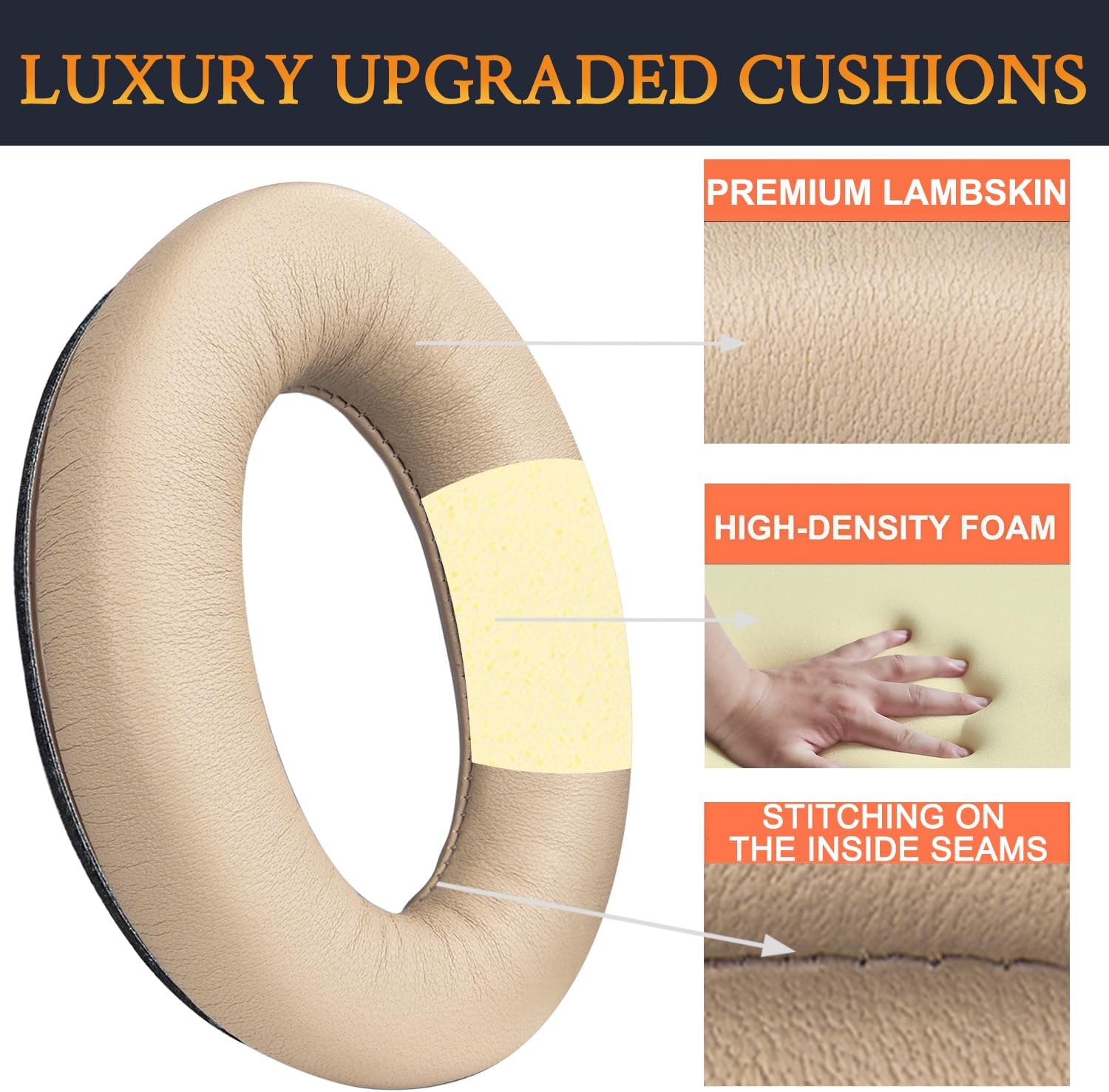 SoloWIT Earpads for Bose QuietComfort 25 - Lambskin