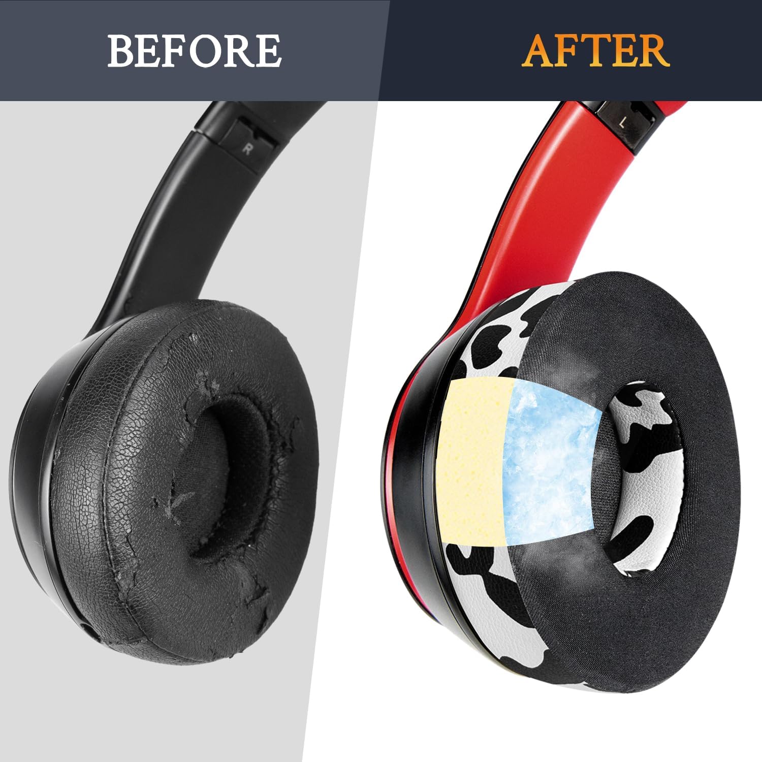 SoloWIT Earpads for Beats Solo 2 & Solo 3 - Cooling Gel