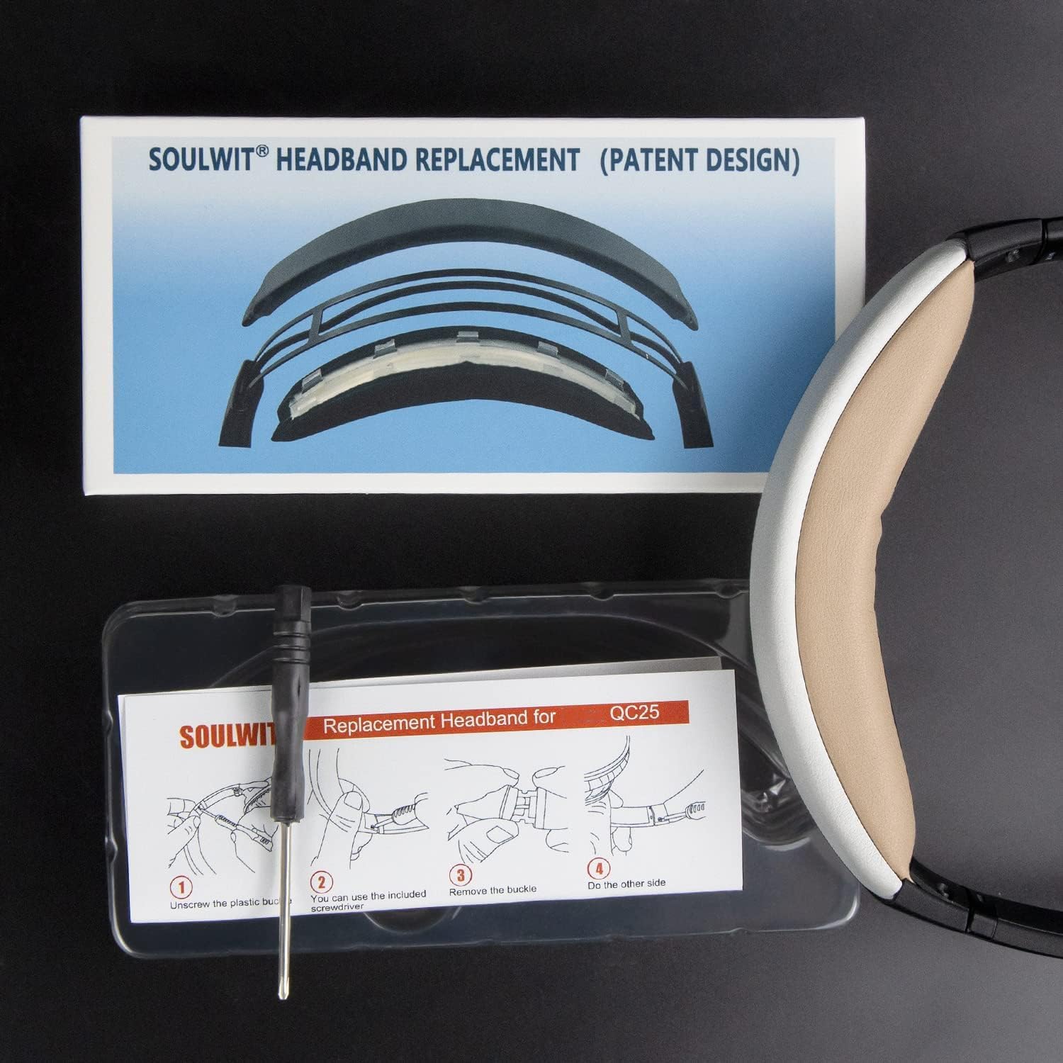 SOULWIT Headband for Bose QuietComfort 25