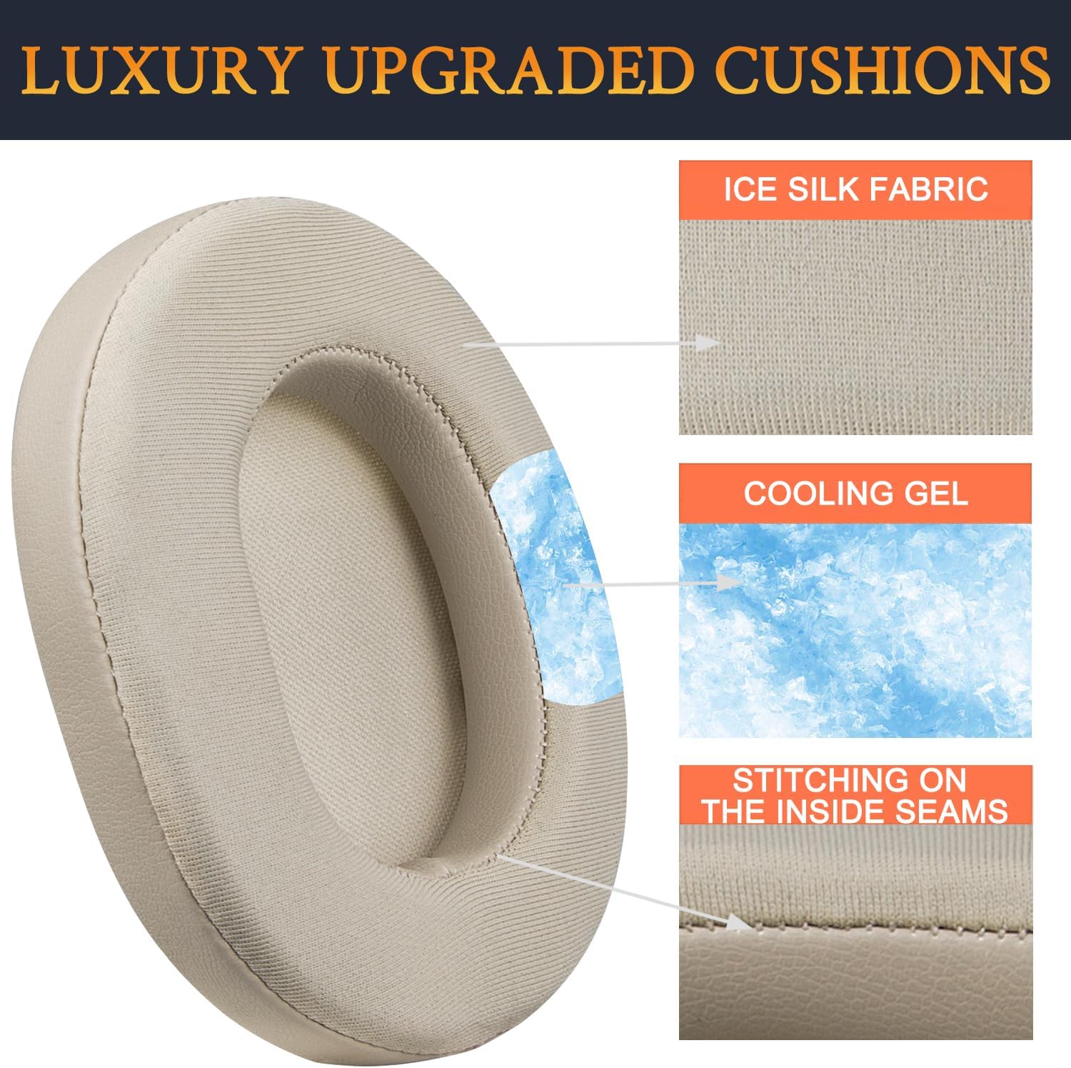 SOULWIT Earpads for Sony WH-1000XM5 - Cooling Gel