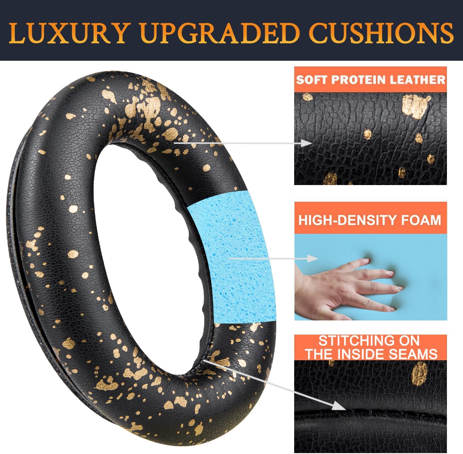 SOULWIT Earpads for Bose QuietComfort 45 Series - Protein Leather