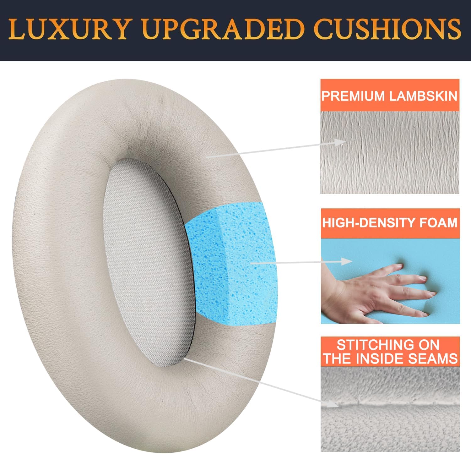 SOULWIT Earpads for Sony WH-1000XM3 - Lambskin