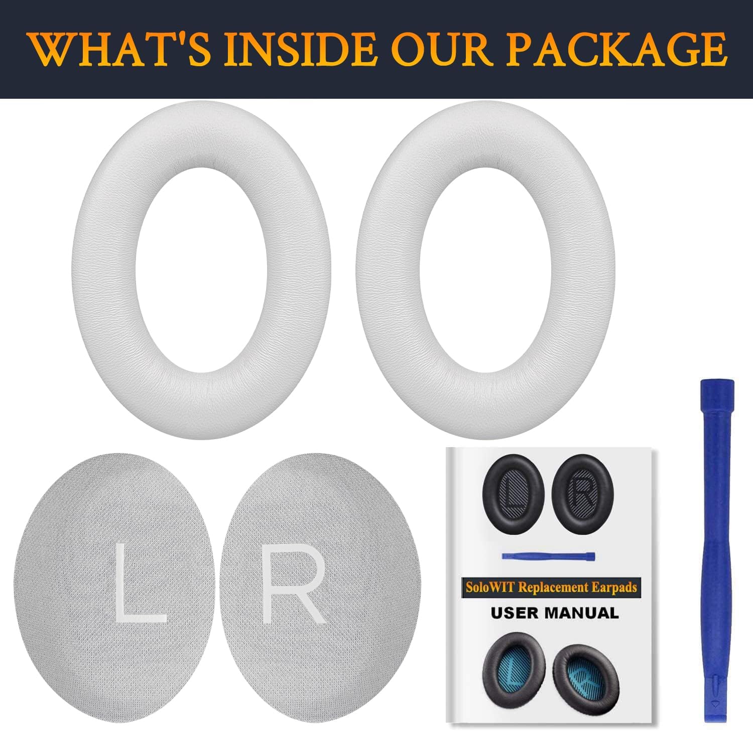 SOULWIT Earpads for Bose QuietComfort 45 Series - Lambskin