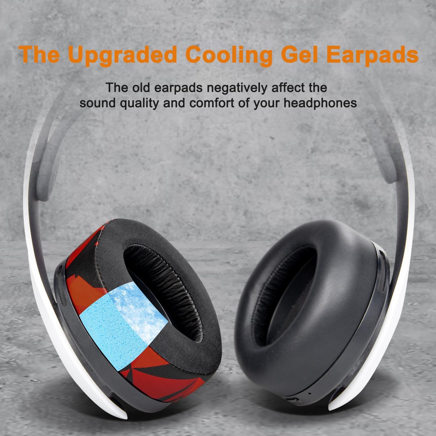 SOULWIT Earpads for Sony PlayStation 5 Pulse PS5 3D - Cooling Gel