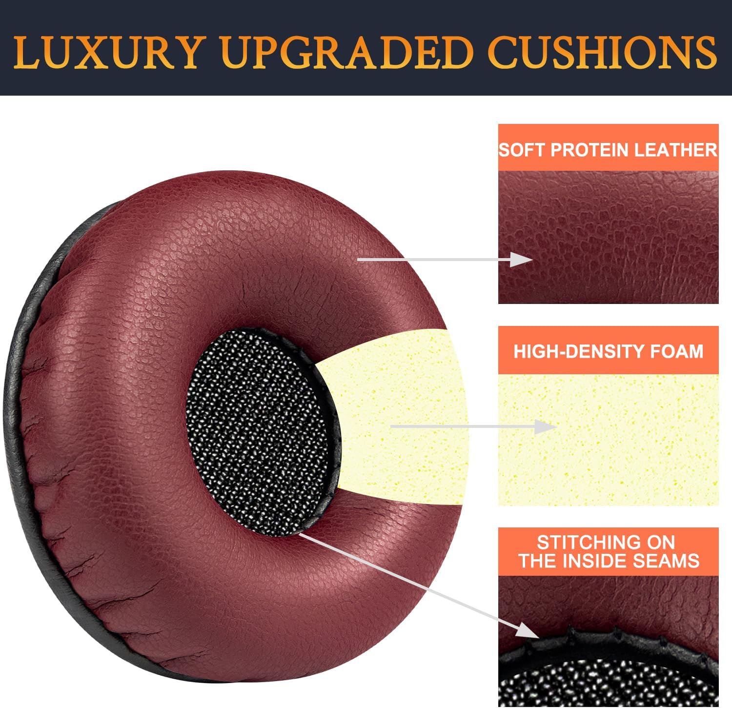 SOULWIT Earpads for Jabra PRO / BIZ / UC Voice - Protein Leather