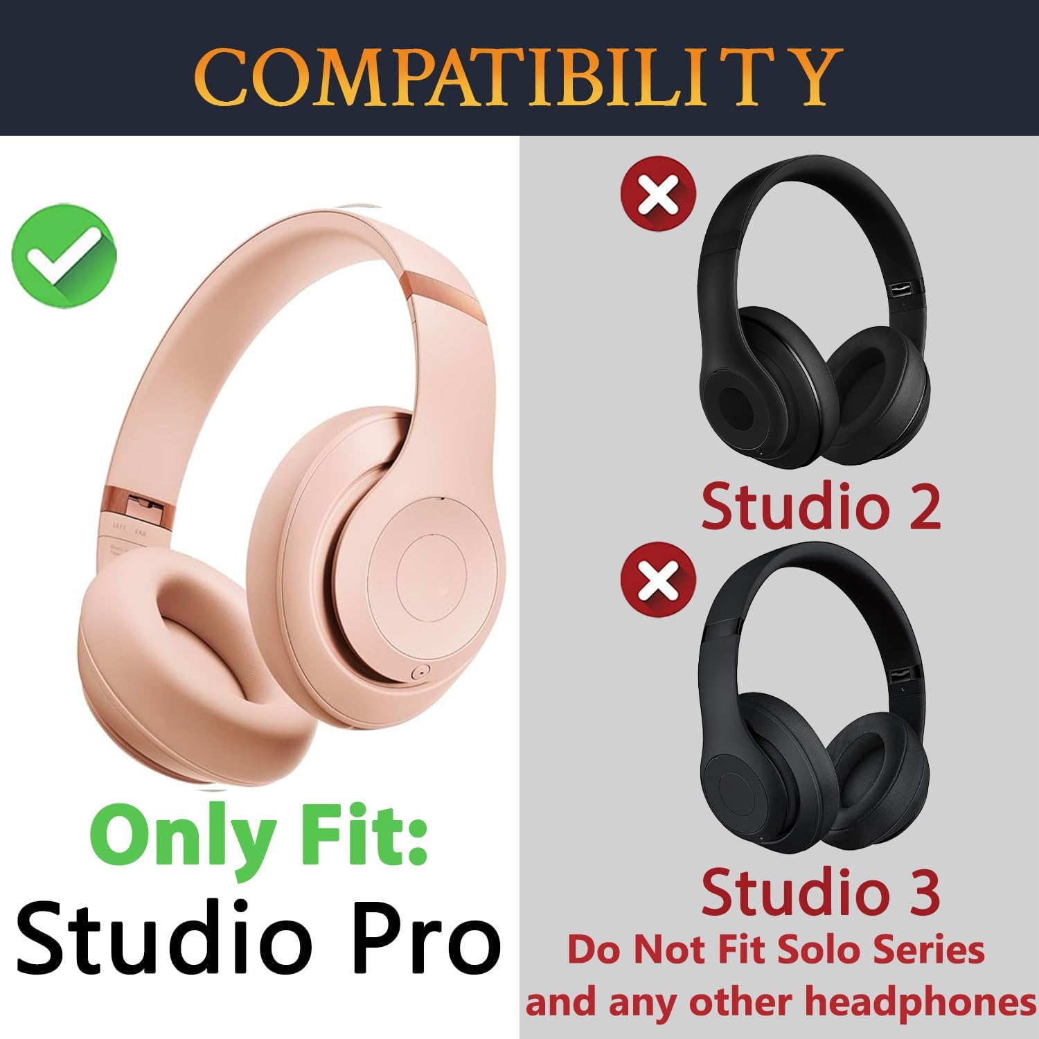 SOULWIT Headband for Beats Studio Pro