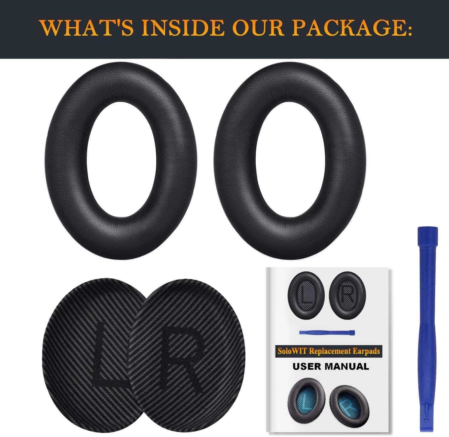 SoloWIT Earpads for Bose QuietComfort 35 Series - Protein Leather