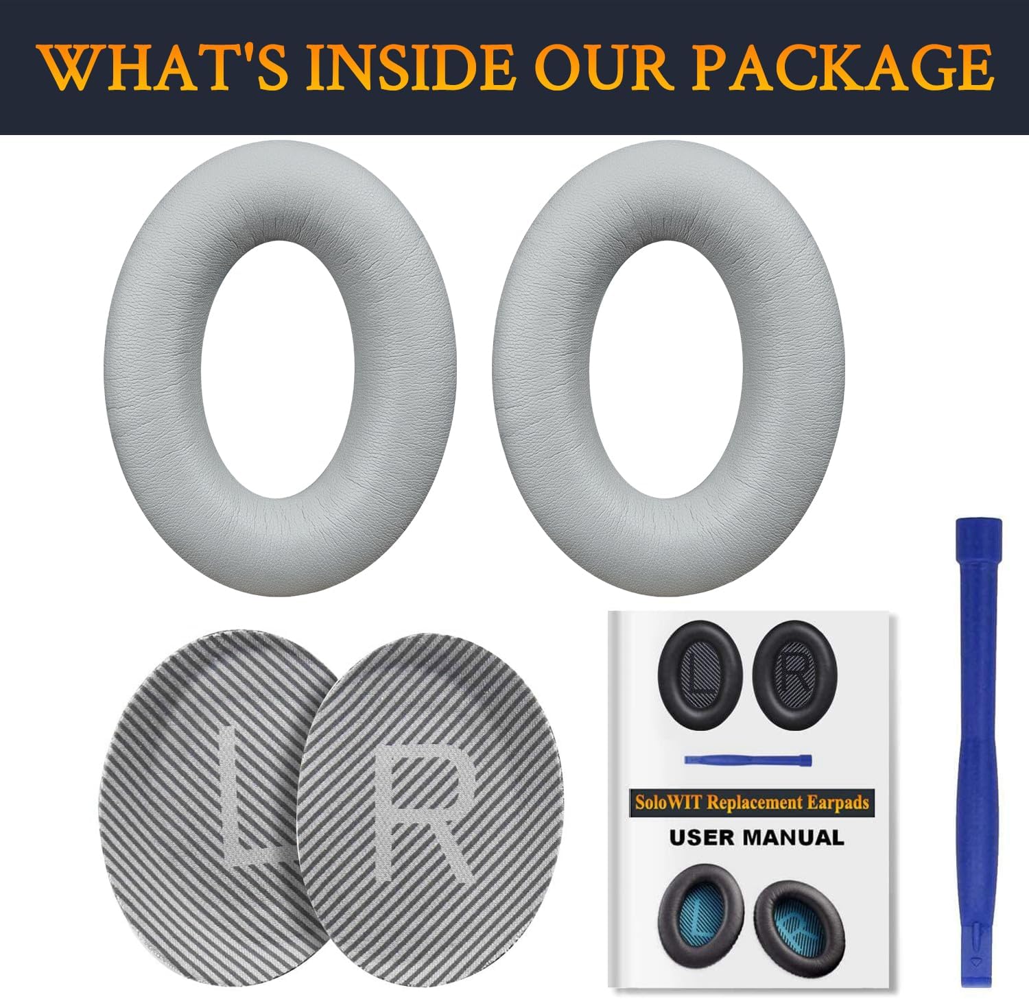 SoloWIT Earpads for Bose QuietComfort 35 Series - Protein Leather