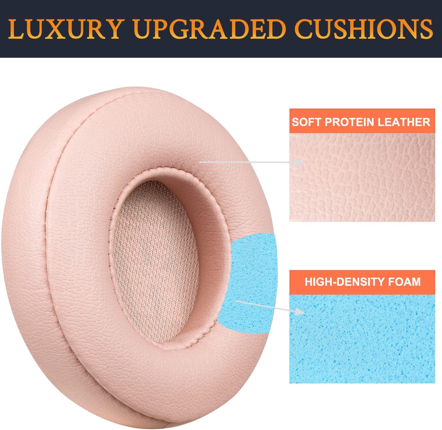 SOULWIT Earpads for JBL Live 460NC - Protein Leather