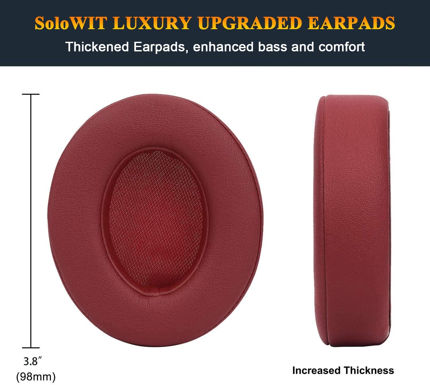 SoloWIT Earpads for Beats Studio 2 & Studio 3 - Protein Leather