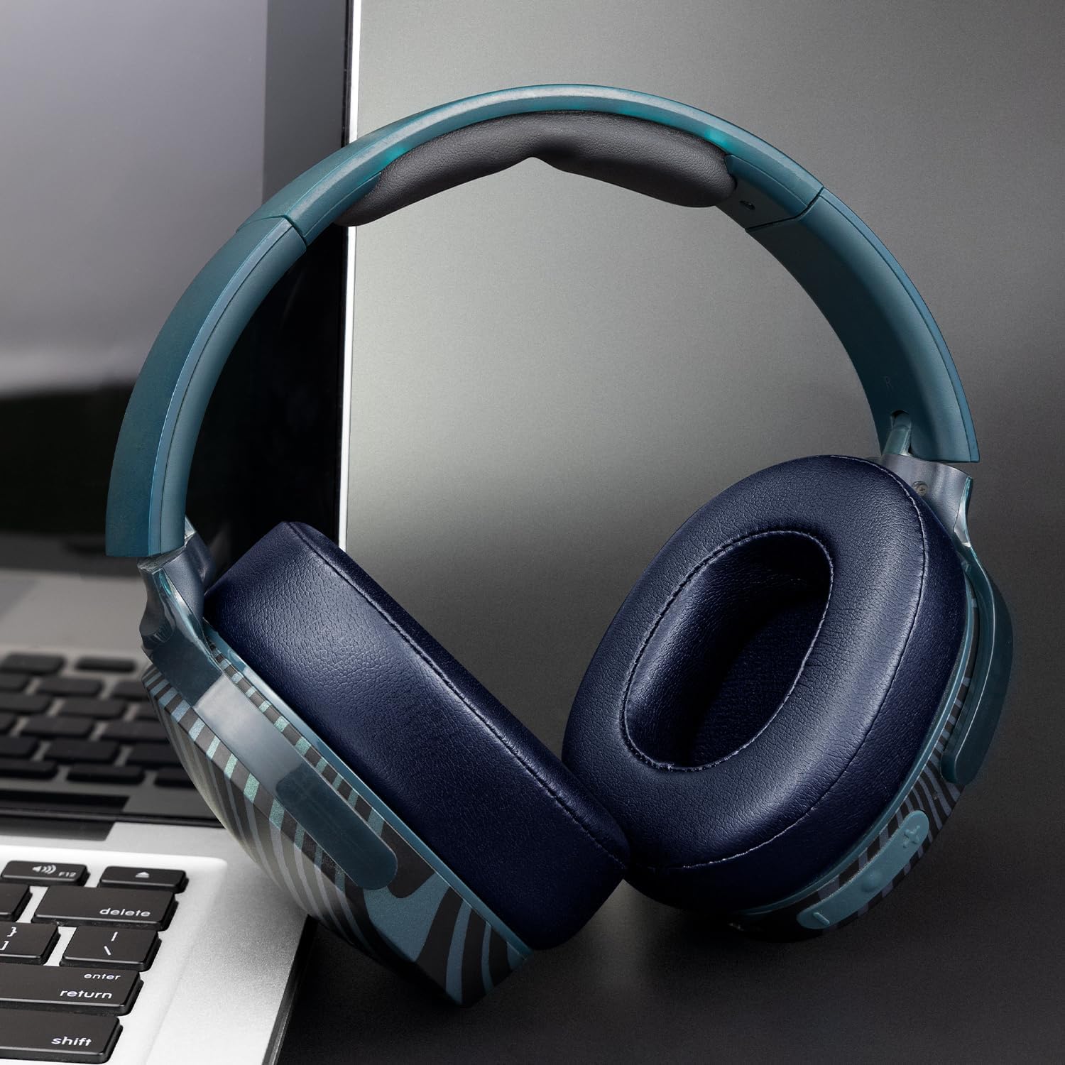 SOULWIT Earpads for Skullcandy Hesh 3/ANC/Evo & Crusher Wireless/ANC/Evo & Venue ANC - Protein Leather