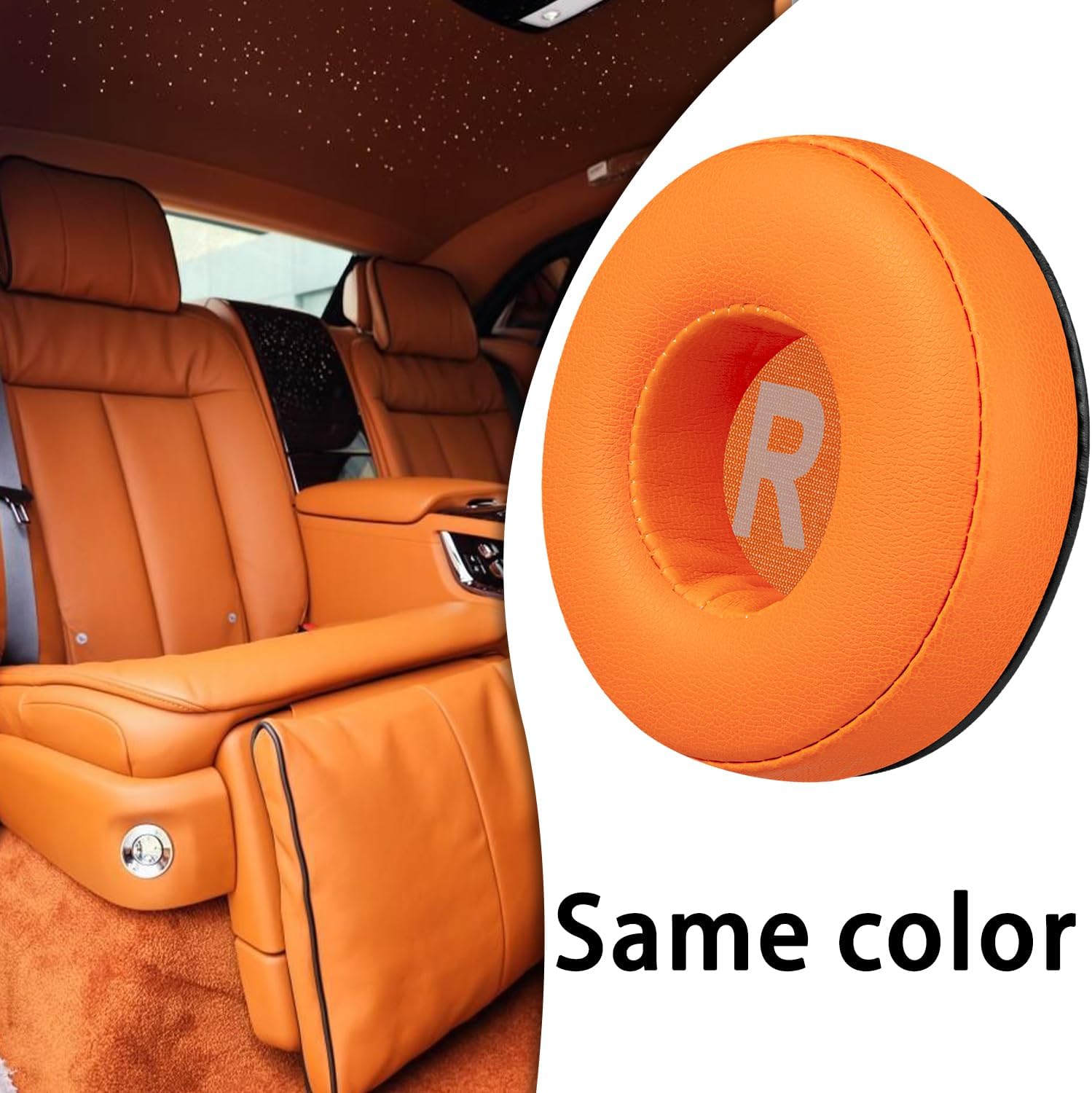 SOULWIT Earpads for JBL Tune 450BT/460BT/500BT/510BT/520BT/525BT/570BT, JR300BT, JR310BT, Junior 320BT, E40BT - Protein Leather