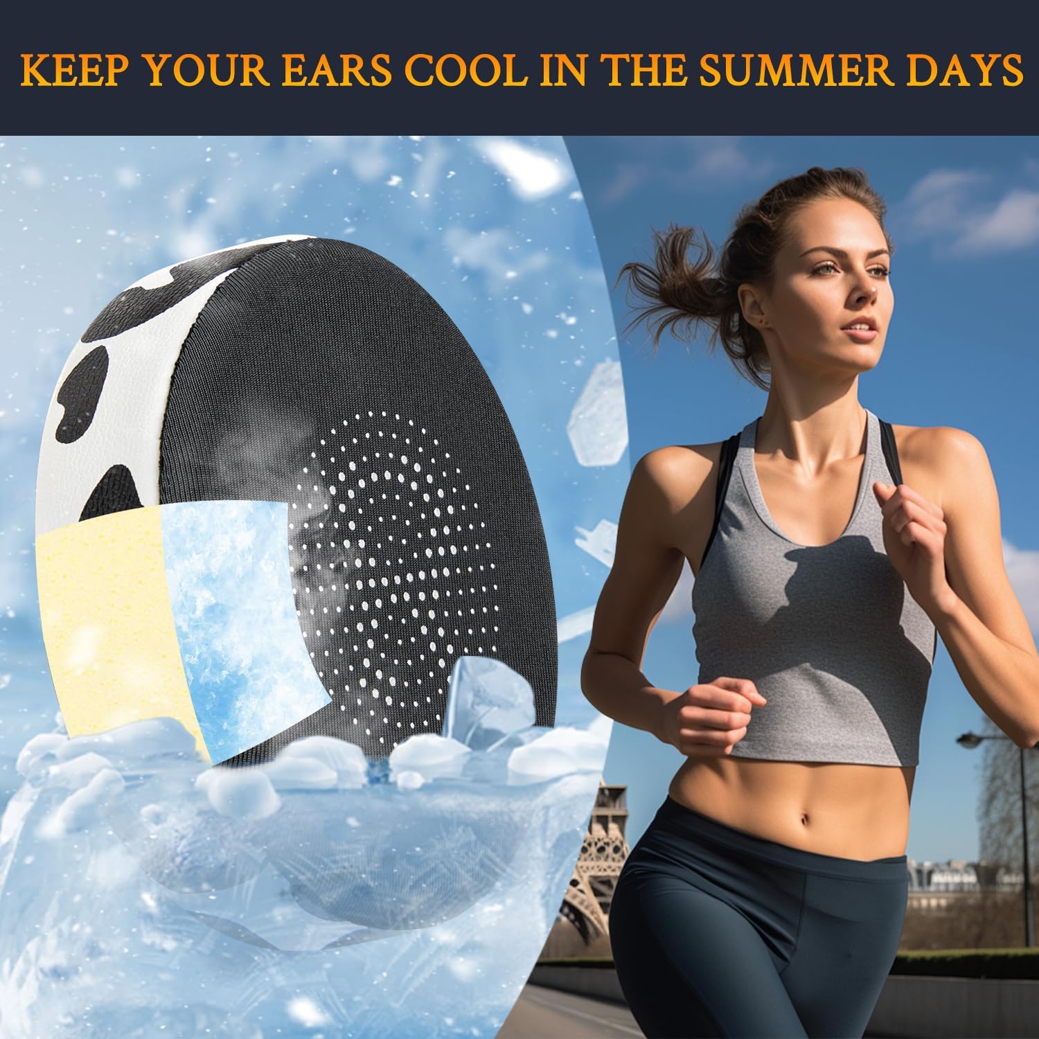 SOULWIT Earpads for Jabra Evolve2 65/40, Elite 45h - Cooling Gel