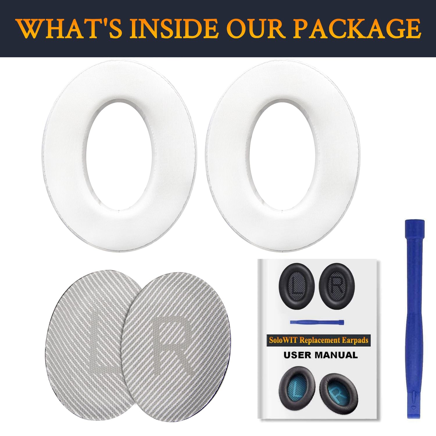 SoloWIT Earpads for Bose QuietComfort 35 Series - Cooling Gel