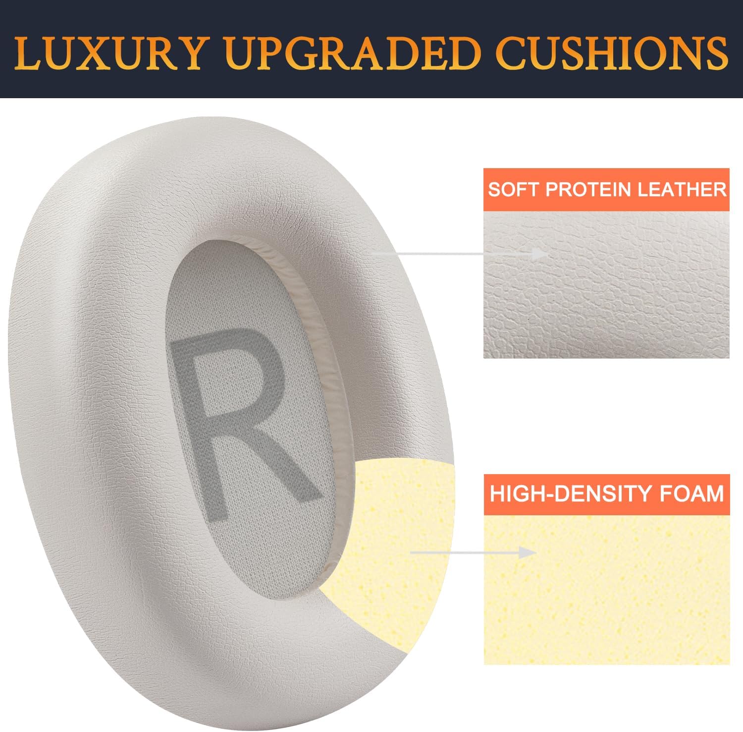 SOULWIT Earpads for TOZO HT2, HT3 - Protein Leather