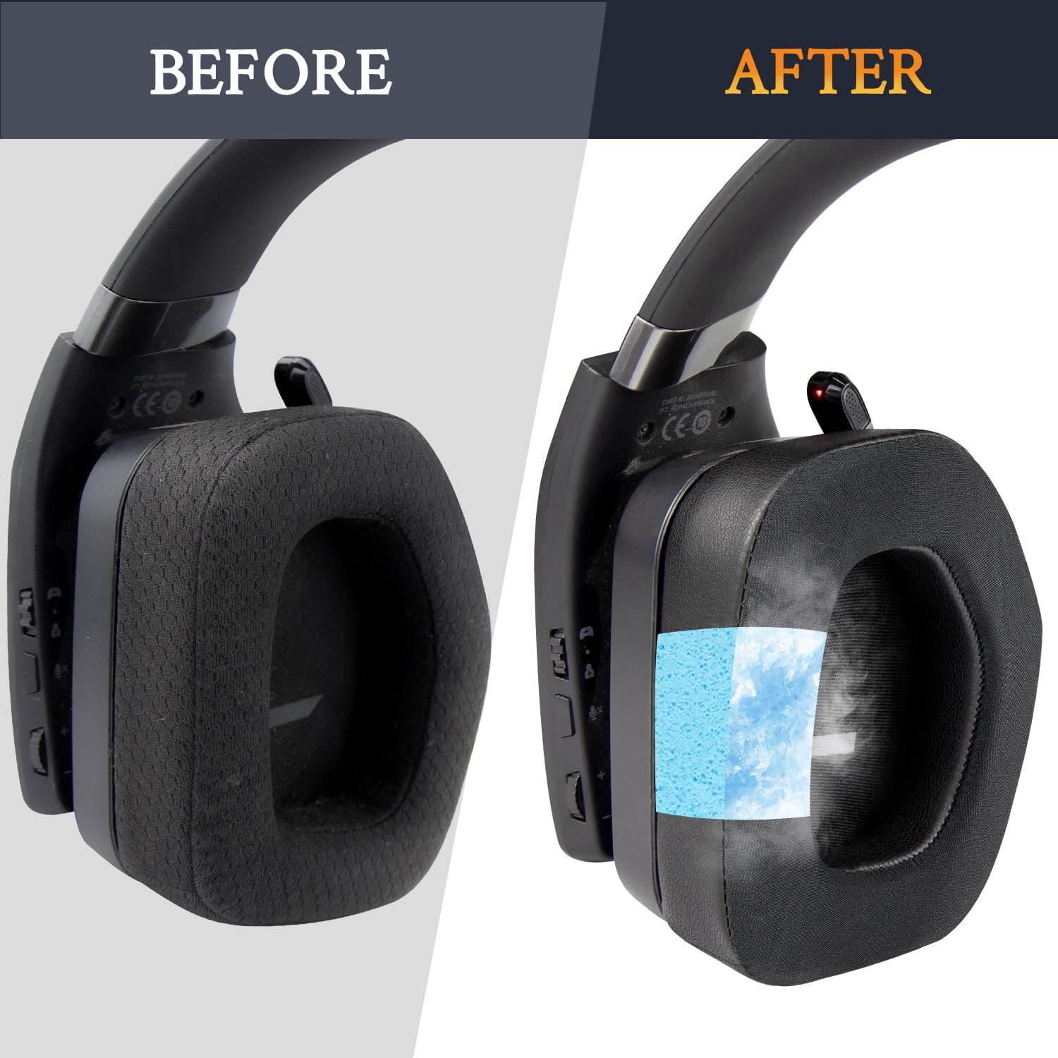 SOULWIT Earpads for Alienware AW988 - Cooling Gel