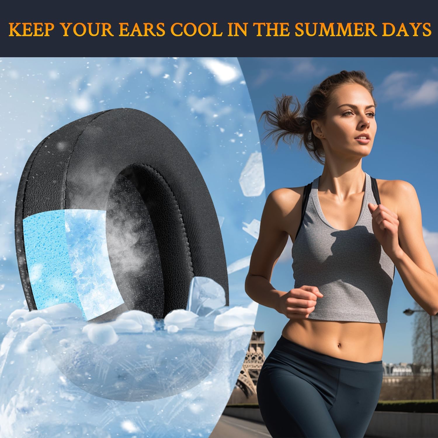 SOULWIT Earpads for Sony WH-1000XM4 - Cooling Gel