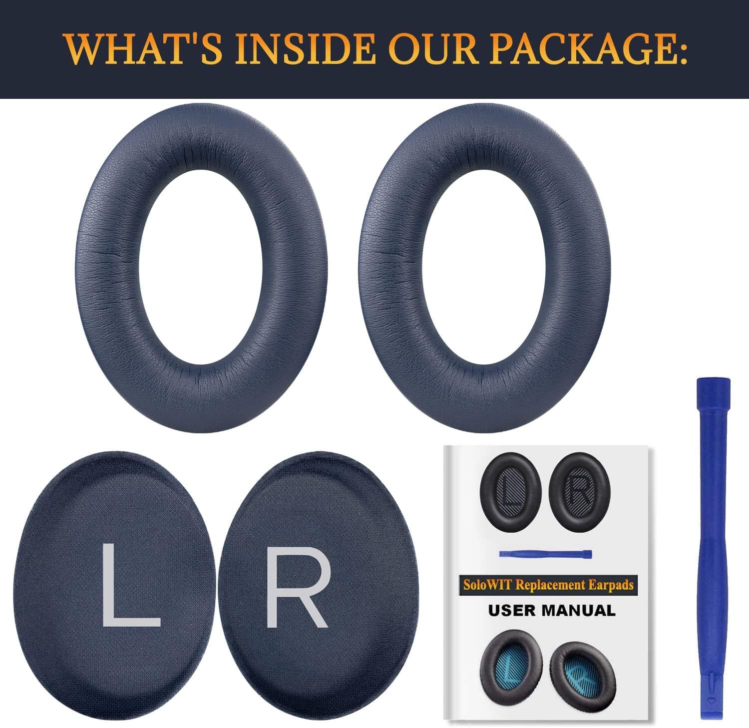 SOULWIT Earpads for Bose QuietComfort 45 Series - Protein Leather