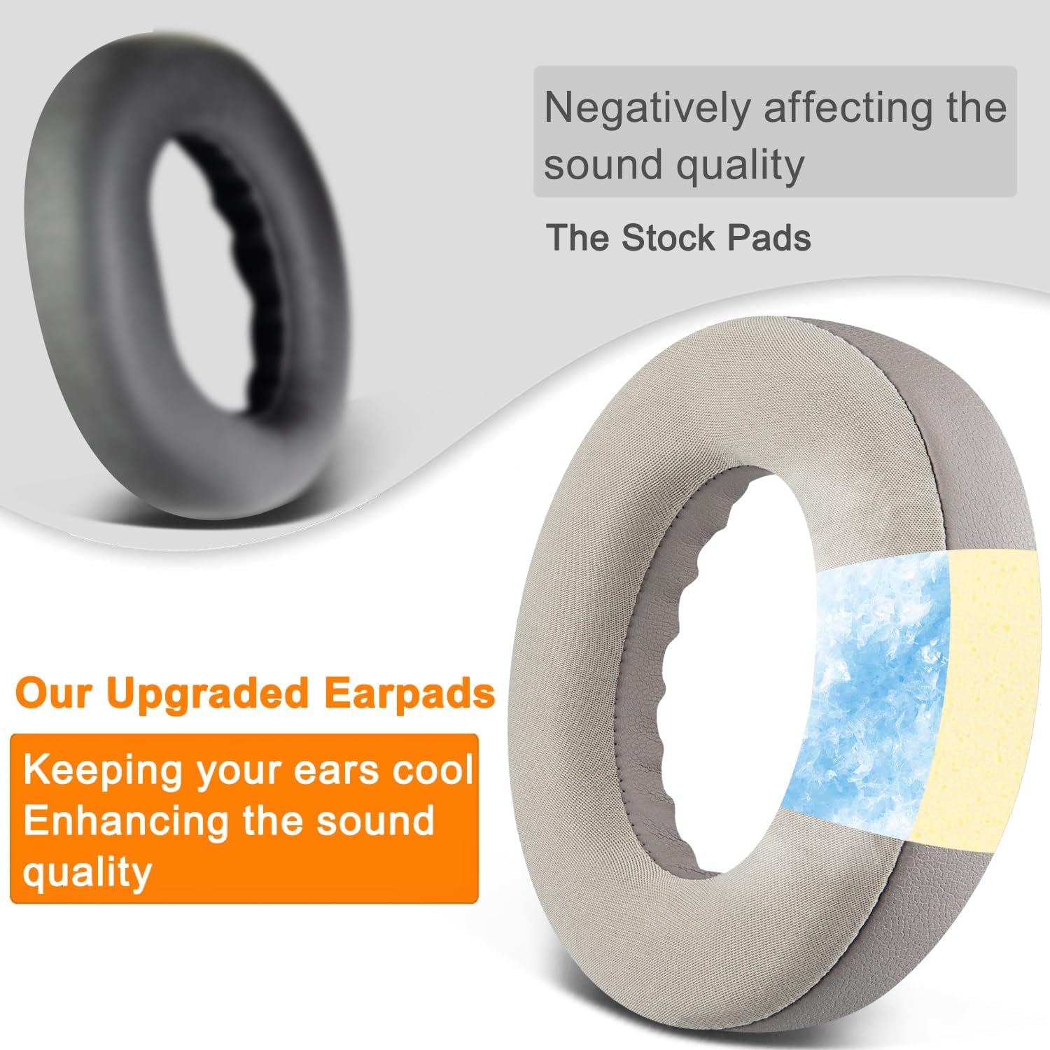 SOULWIT Earpads for Bose QuietComfort Ultra - Cooling Gel